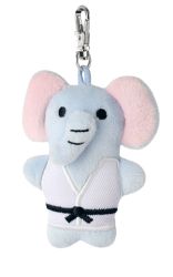 Nøglering med plys elefant