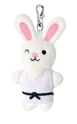 Nøglering med plys kanin